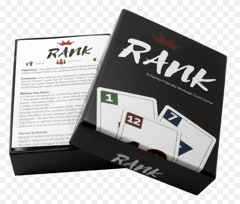 1300x1090 Rank Card Game Open Box Box, Text, Paper, Passport HD PNG Download