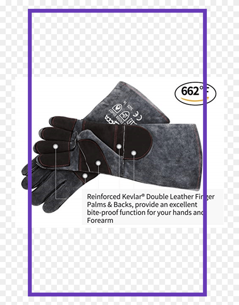 736x1011 Rapicca Animal Handling Gloves Bite Proof Kevlar Reinforced Belt, Clothing, Apparel, Hat HD PNG Download