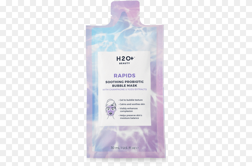 292x553 Rapids Soothing Probiotic Bubble Mask, Advertisement, Poster, Bag, Plastic PNG