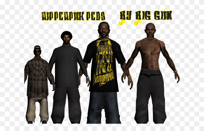 640x480 Rapperpack Peds Gta San Andreas Eazy, Person, Human, Clothing HD PNG Download