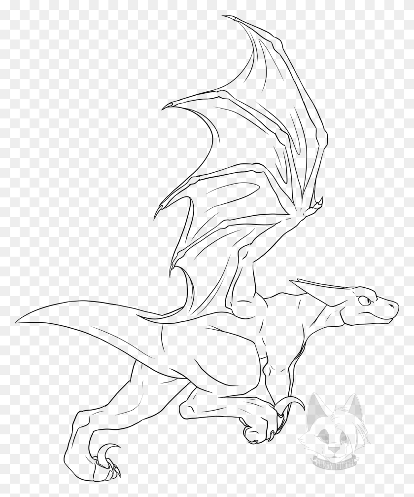 1373x1668 Descargar Png Raptor Dragon Base Sketch, Animal, Mamífero, Mascota Hd Png