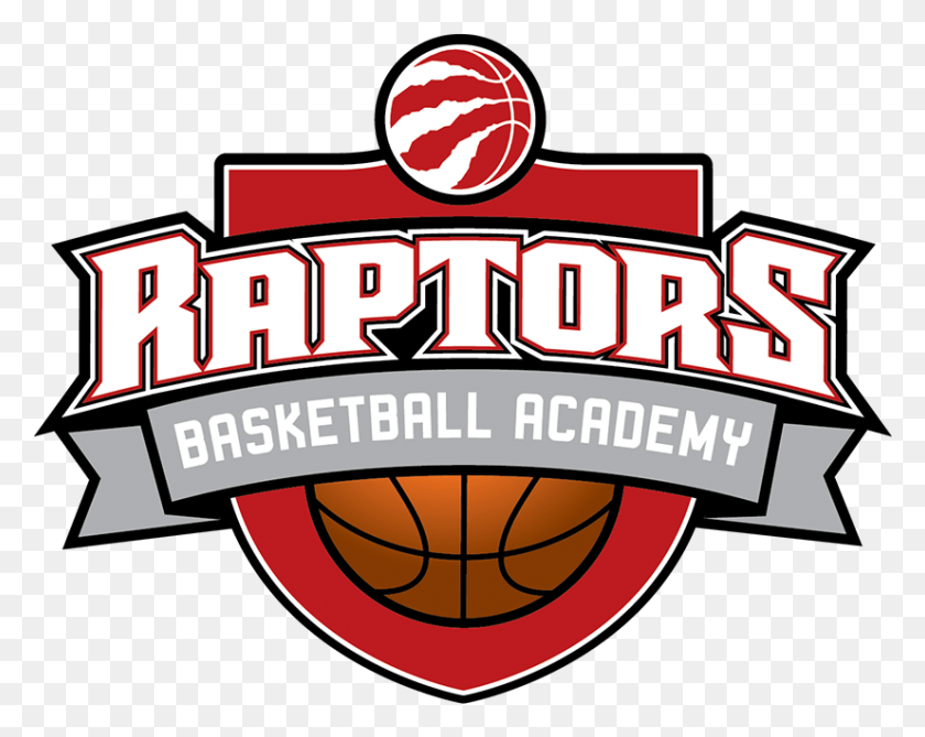 826x645 Raptors Basketball Academy Basketball With Raptors Logo, Label, Text, Symbol HD PNG Download