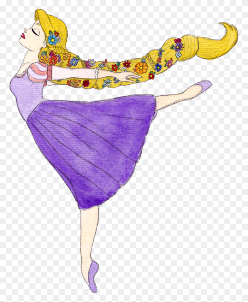 804x993 Descargar Png / Rapunzel Como Una Bailarina De Rapunzel, Persona, Humano, Danza Hd Png