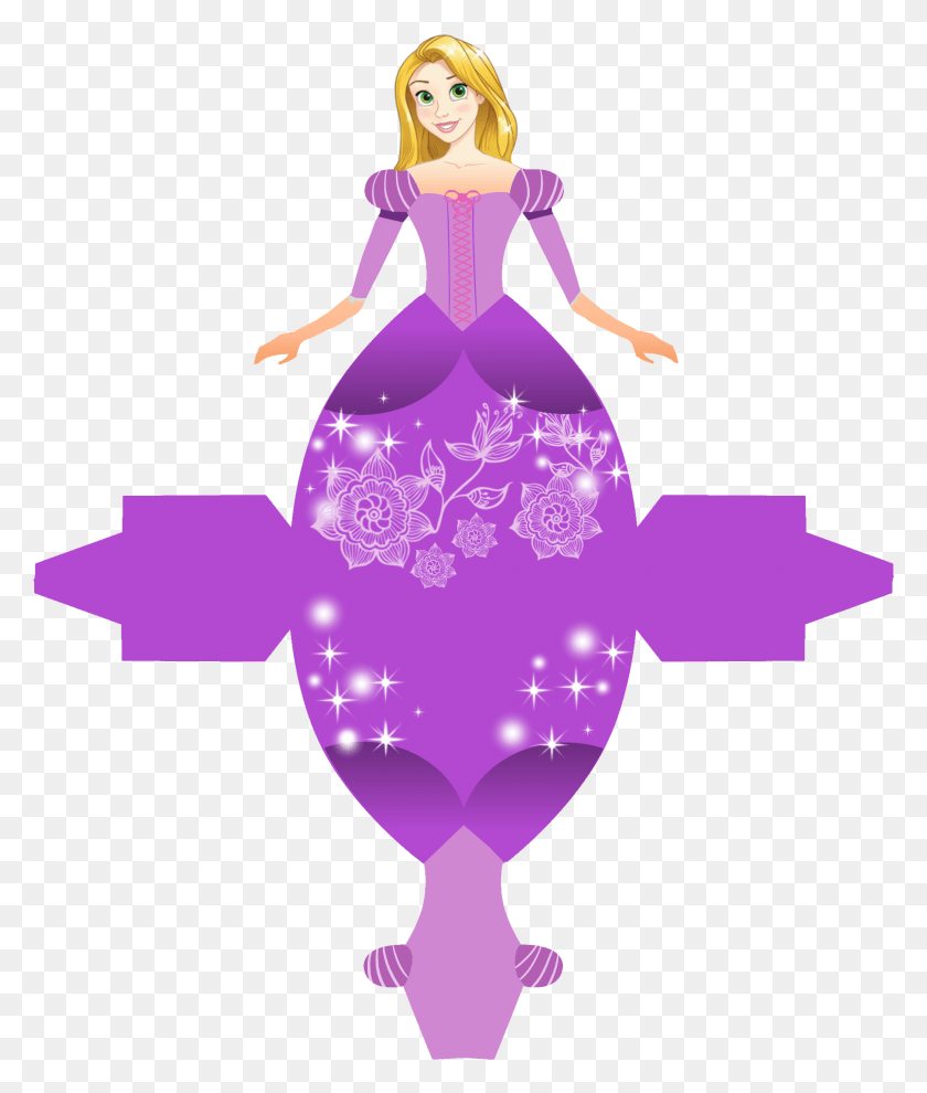 2314x2759 Rapunzel Clipart Disney Number Cajitas Cenicienta, Person, Human, Graphics HD PNG Download