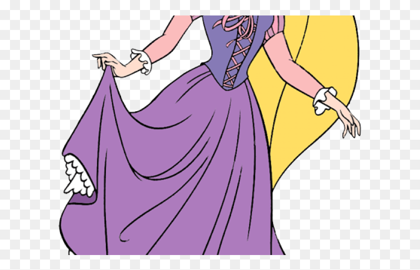 607x481 Rapunzel Clipart Tangled, Clothing, Apparel, Female HD PNG Download