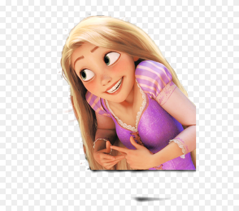 539x679 Rapunzel Sticker Princesas Para Edit, Person, Human, Toy HD PNG Download