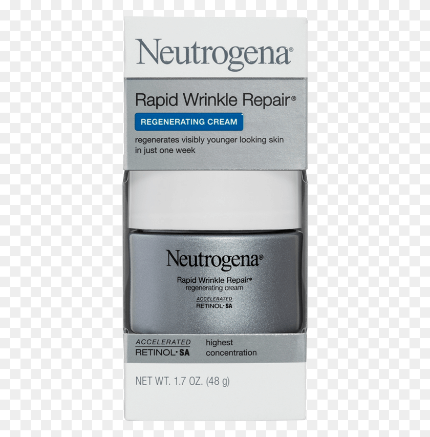 366x793 Rapwrinkle Repair Regenerating Cream New Neutrogena, Cosmetics, Bottle, Aftershave HD PNG Download