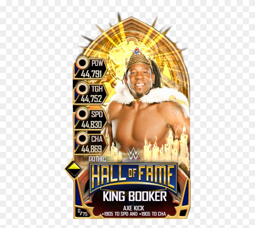 419x690 Rare King Booker Wwe Hall Of Fame, Poster, Advertisement, Person Descargar Hd Png
