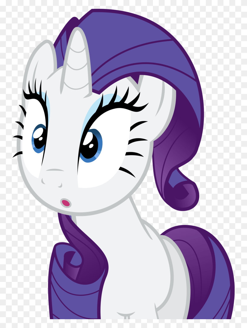 756x1057 Rarity Vector By Flawlesstea My Little Pony Rarity Surprised, Graphics, Comics HD PNG Download