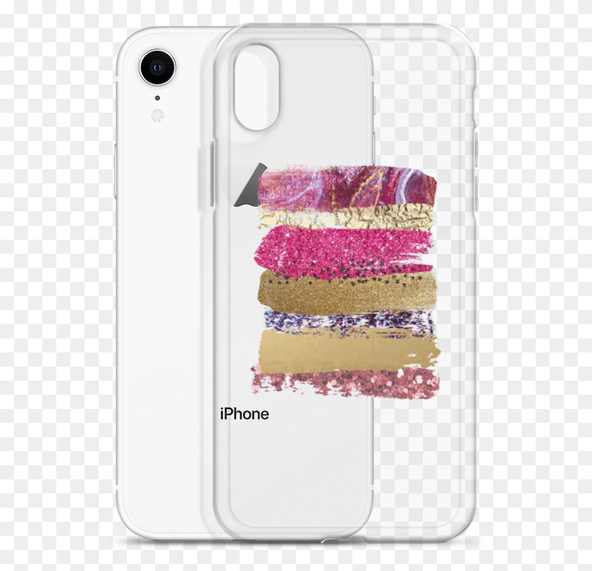 534x750 Raspberry Gold Paint Strokes Case Amp Band Set Mobile Phone Case, Clothing, Apparel, Cake HD PNG Download