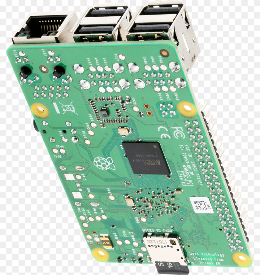 Raspberry Pi 3 Model B, Electronics, Hardware, Computer Hardware, Printed Circuit Board Sticker PNG