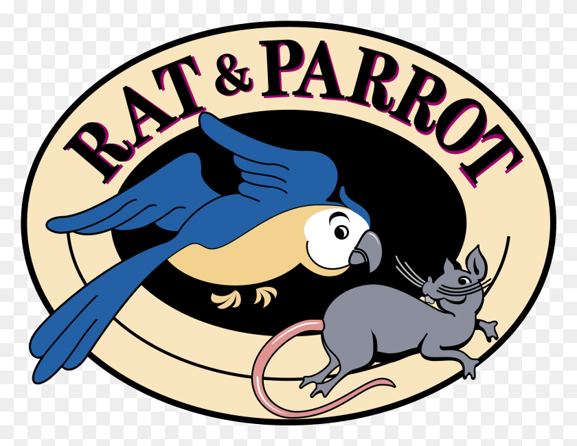 2331x1765 Descargar Png Rat Amp Parrot Logo Transparente Santa Rosa County Fl Seal, Animal, Bird, Jay Hd Png
