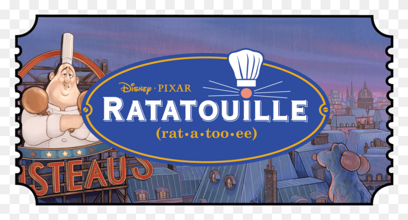 1024x517 Descargar Png Ratatouille And Batman Ratatouille, Publicidad, Cartel, Persona Hd Png