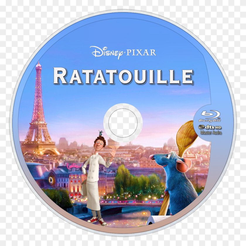 1000x1000 Ratatouille Bluray Disc Image He Dying To Become A Chef, Disk, Person, Human HD PNG Download
