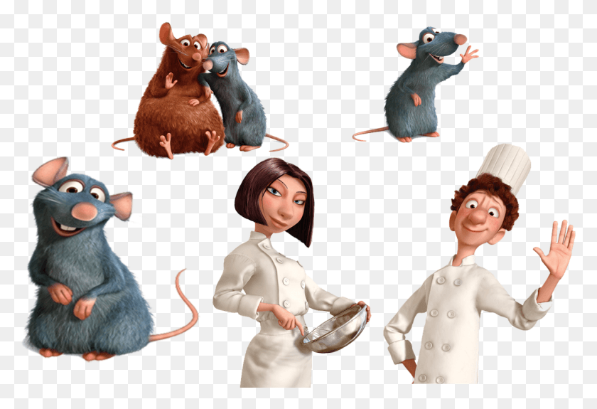 1163x768 Ratatouille Kpek Chef Hombres Y Mujeres, Bird, Animal, Person HD PNG Download