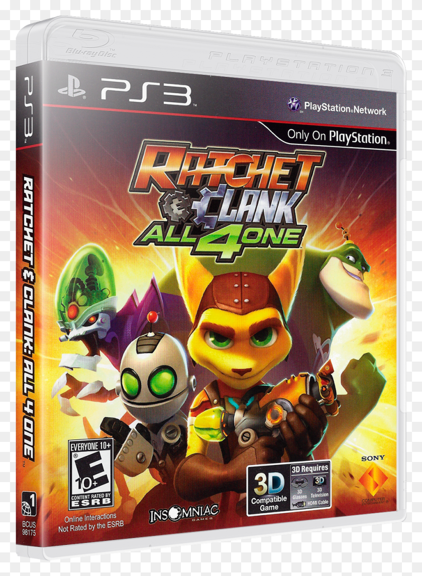 951x1326 Descargar Png Ratchet Amp Clank Ratchet All 4 One, Disco, Persona, Humano Hd Png