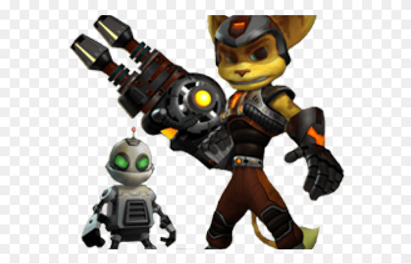 570x481 Ratchet And Clank Megaman, Robot, Juguete, Persona Hd Png
