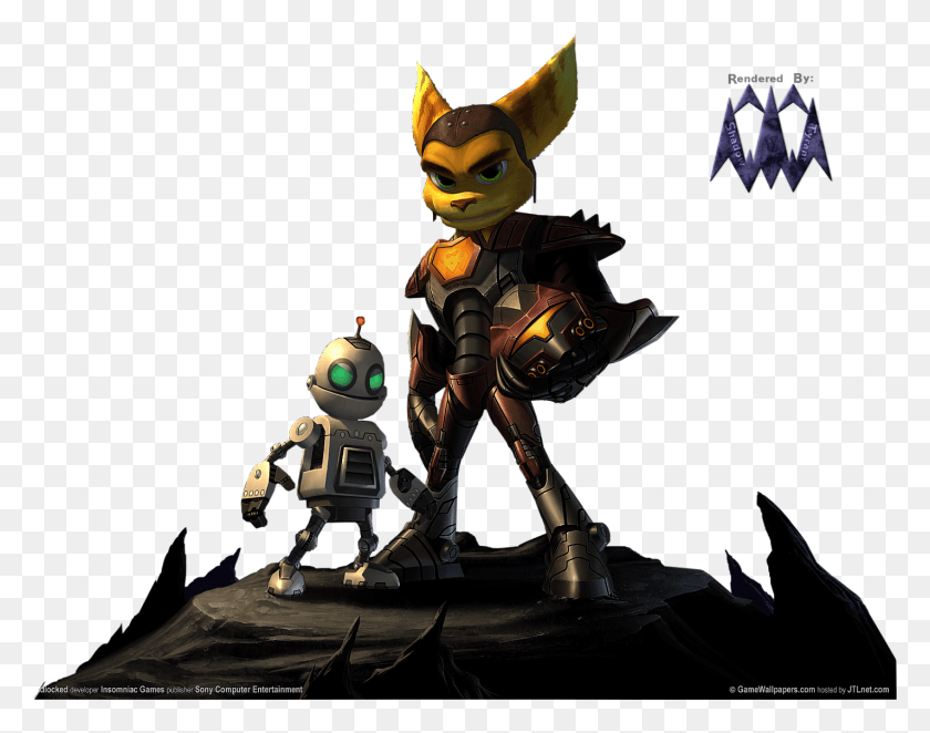 1426x1101 Ratchet And Clank Ratchet Deadlocked, Robot, Toy, Quake HD PNG Download