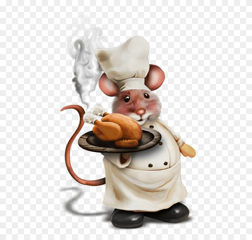 473x739 Descargar Png Ratas Akwarele Pejzae Mysz Domowa Zbowa Wrka Chef Ratón Png