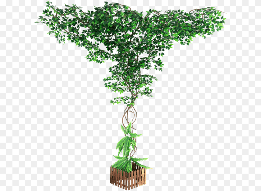 624x616 Rattan Leaves Simulation Fake Flower Vine Vines Landscaping Vine, Tree, Potted Plant, Plant, Green Transparent PNG