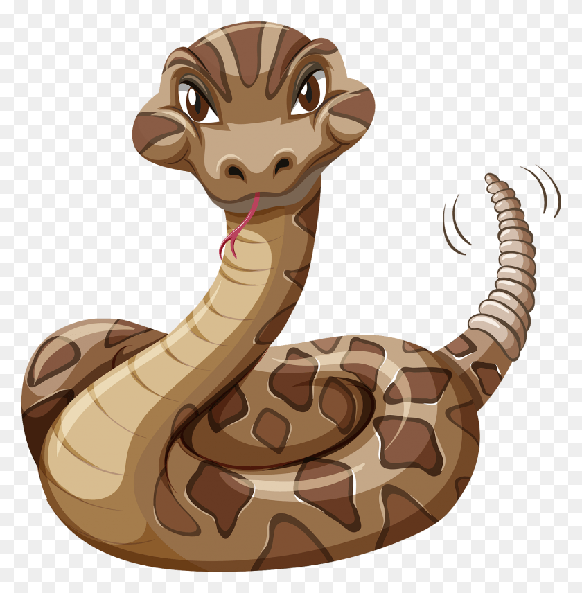 1483x1515 Rattlesnake Cartoon Snake Clip Art Rattlesnake, Animal, Reptile, Cobra HD PNG Download