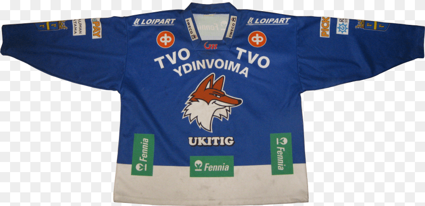 3872x1877 Rauman Lukko Fan Jersey Sports Jersey Sticker PNG