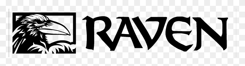 1869x401 Логотип Raven Логотип Программного Обеспечения Raven, Слово, Текст, Трафарет Png Скачать