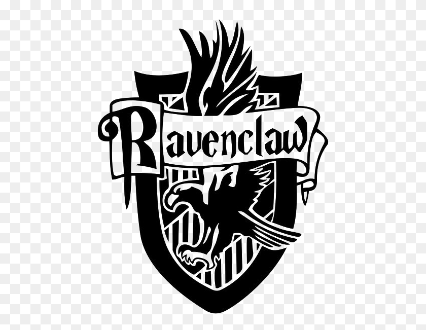 462x591 Descargar Png Ravenclaw Escudo De Ravenclaw Calcomanía, Logotipo, Símbolo, Marca Registrada Hd Png