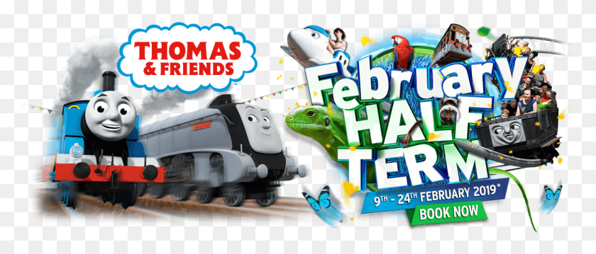 1119x429 Descargar Png Ravensburger Thomas Amp Friends Rompecabezas Thomas Y Amigos, Rueda, Máquina, Persona Hd Png