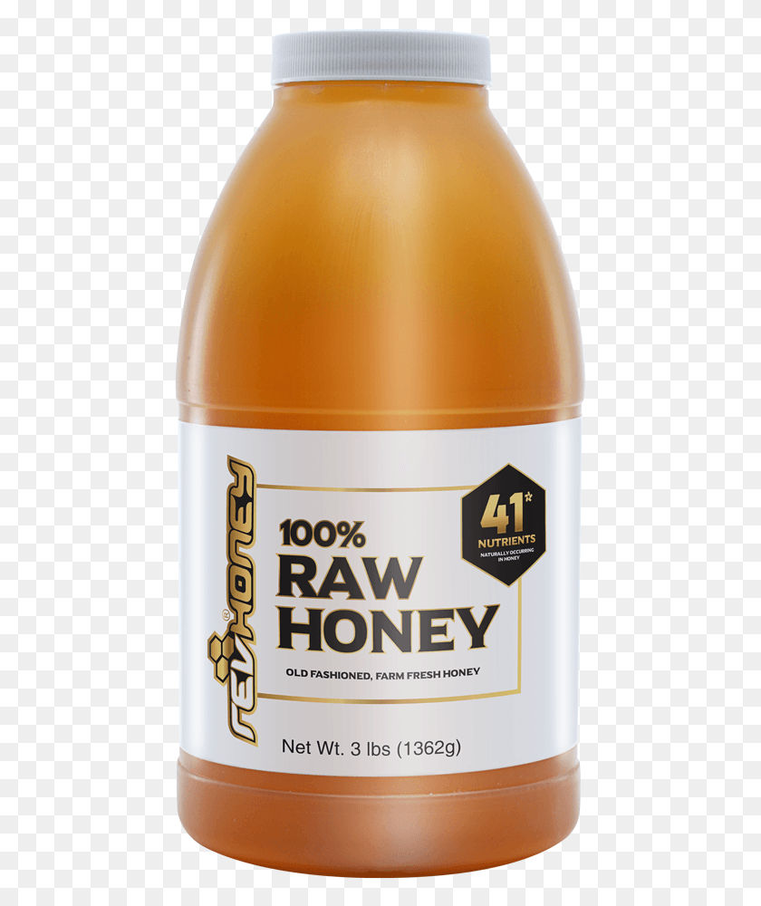 455x940 Raw Honey, Label, Text, Bottle HD PNG Download