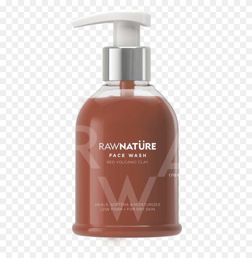 374x799 Raw Nature Face Wash, Bottle, Cosmetics, Label HD PNG Download