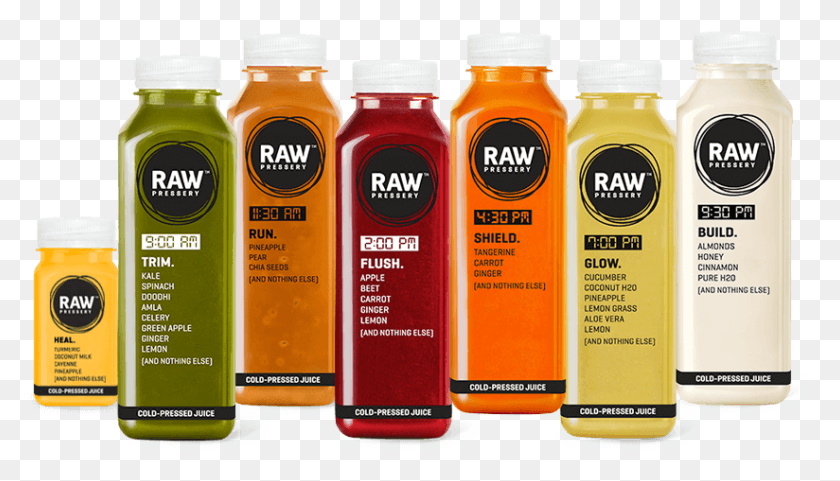 824x445 Raw Pressery Light Cleanse Cold Pressed Juices In Raw Pressery Deep Cleanse, Juice, Beverage, Drink HD PNG Download