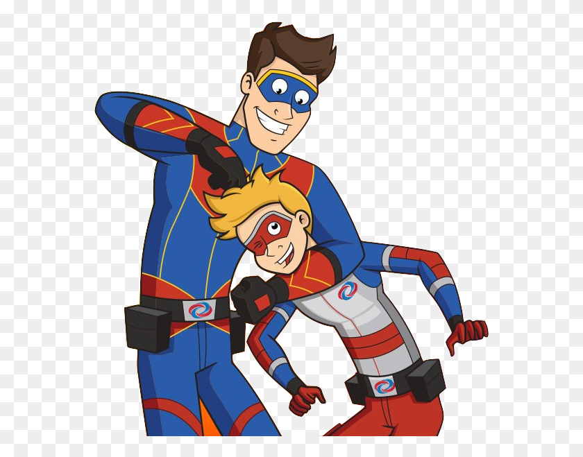 569x599 Ray And Henry Cartoon Henry Danger Cartoon Character, Person, Human, Book HD PNG Download