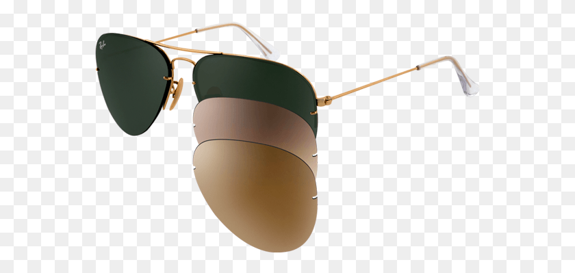 564x339 Ray Ban Aviator Flip Out Replacement Lenses Ray Ban Rb, Glasses, Accessories, Accessory HD PNG Download