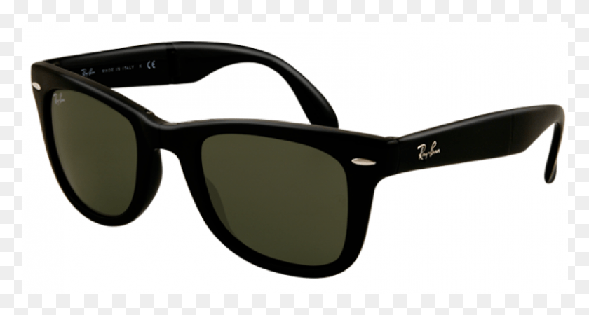 801x401 Ray Ban Sunglasses Folding Wayfarer Black Rb4105 601 Ray Ban Shaped Glasses, Accessories, Accessory, Goggles HD PNG Download