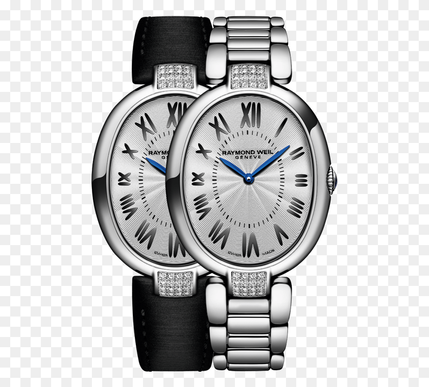 483x698 Raymond Weil 1700 Sts 00659 Ladies Oval Diamond Interchangeable Raymond Weil Shine Oval, Wristwatch, Clock Tower, Tower HD PNG Download