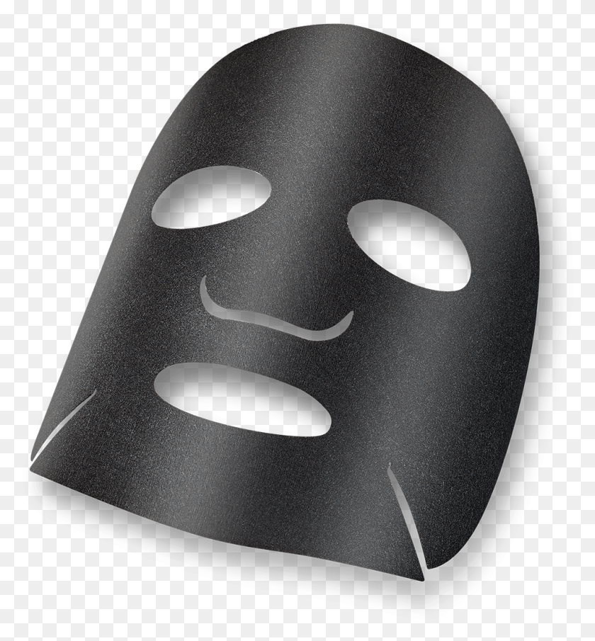 992x1075 Rayon Fiber Black Mask Is A Soft Facial Mask That Is Mask, Clothing, Apparel, Helmet HD PNG Download