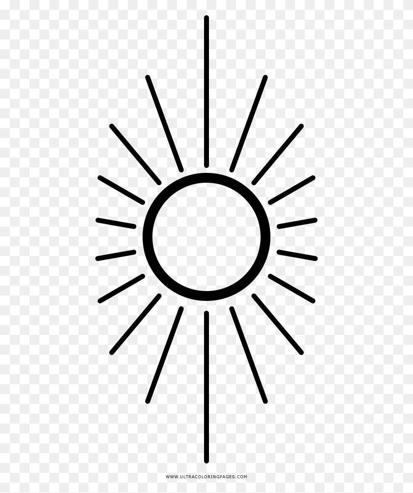 455x941 Rayos De Sol Графическая Черно-Белая Пиктограмма Солнца, Серый, World Of Warcraft Hd Png Скачать