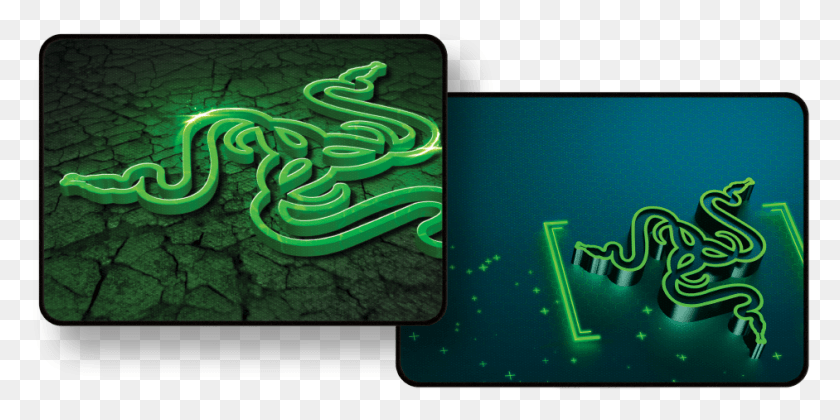 941x435 Razer Goliathus Control Edition, Light, Neon, Snake HD PNG Download