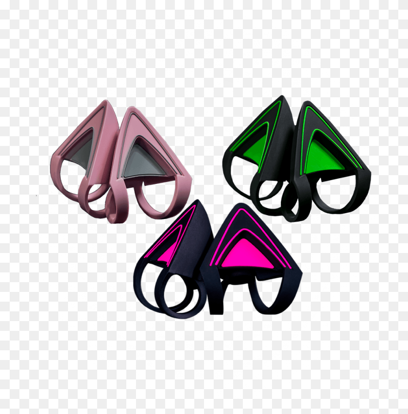 985x1000 Razer Kitty Ears For Razer Kraken Razer Kraken Quartz Pink Kitty Ear, Динамит, Бомба, Оружие Hd Png Скачать