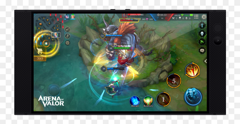 742x375 Razer Smartphone Arena Of Valor Phone, Overwatch, Monitor, Screen HD PNG Download