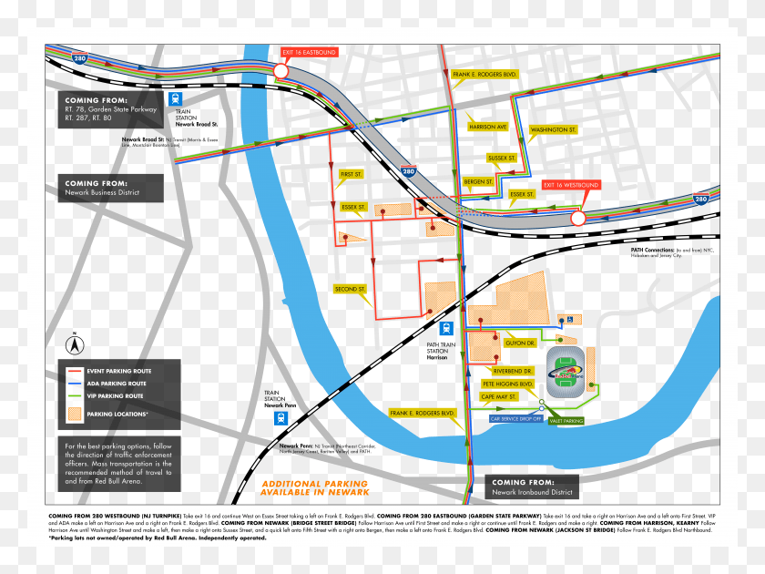 6775x4958 Descargar Png Mapa De Estacionamiento De Rba Estacionamientos Cerca De Red Bull Arena, Plano, Diagrama, Diagrama Hd Png