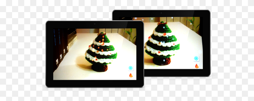 640x274 Rbol De Navidad Christmas Tree, Computer, Electronics, Tablet Computer HD PNG Download