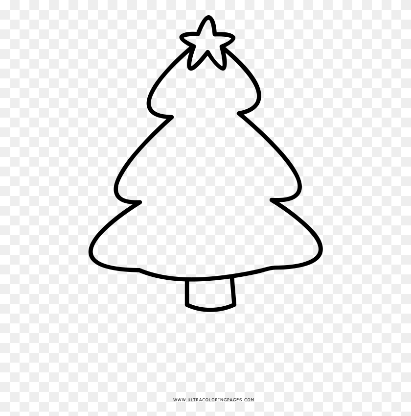 481x789 Rbol De Navidad Pgina Para Colorear Книжка-Раскраска, Серый, Мир Варкрафта Png Скачать