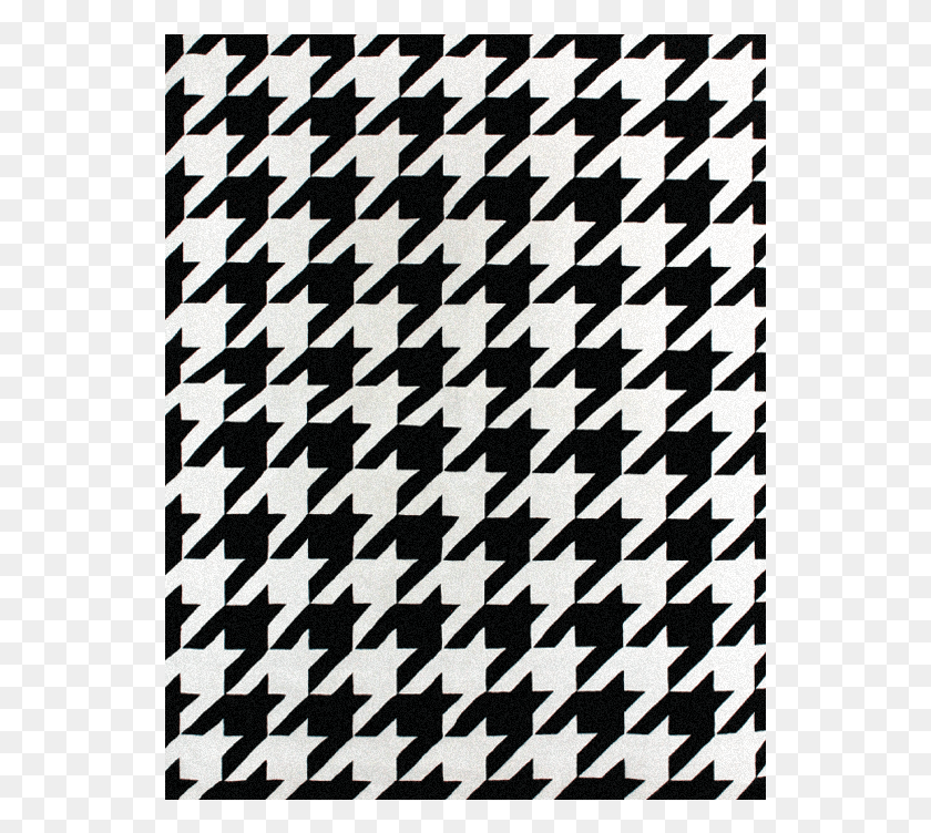 543x692 Rc D Hand Knotted Rug Houndstooth, Узор, Текстура Hd Png Скачать