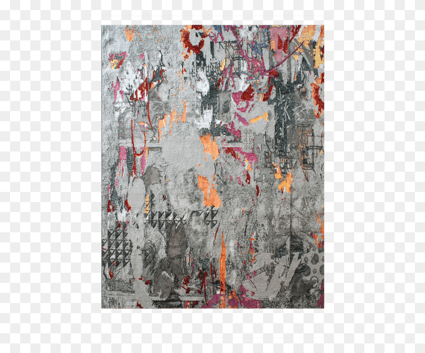 442x639 Rc D Hand Knotted Tibetan Rug Triangle 1 Visual Arts, Wall, Modern Art HD PNG Download