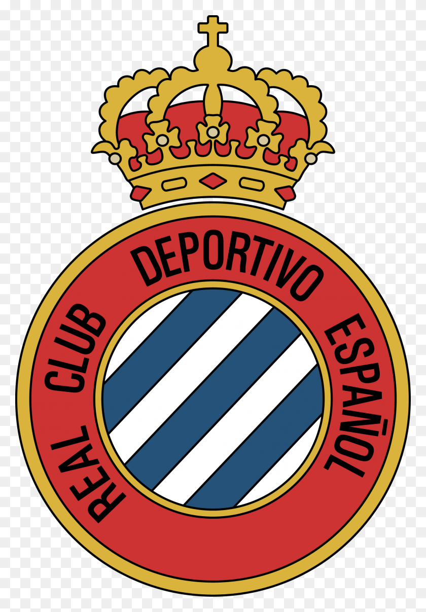 1741x2561 Rcd Espanyol Barcelona Real Club Deportivo Логотип, Символ, Товарный Знак, Текст Hd Png Скачать