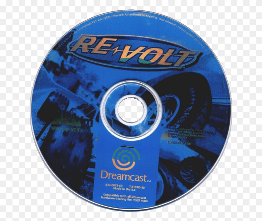 649x650 Descargar Png Re Volt Sega Dreamcast Re Volt, Disco, Dvd Hd Png
