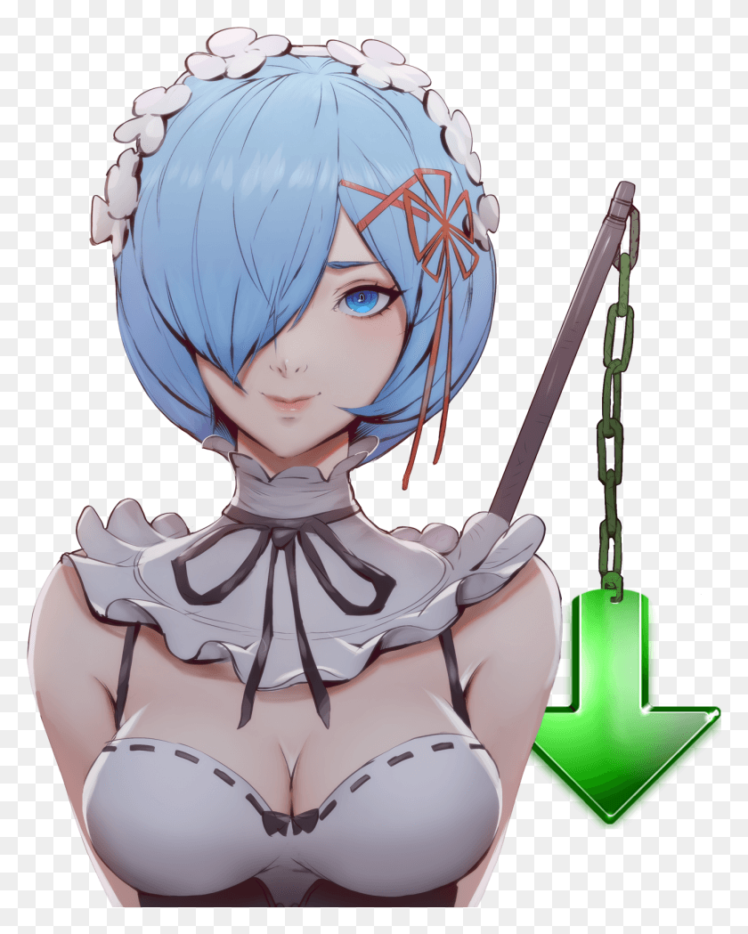 1316x1669 Re Zero Rem Flail, Person, Human, Doll HD PNG Download