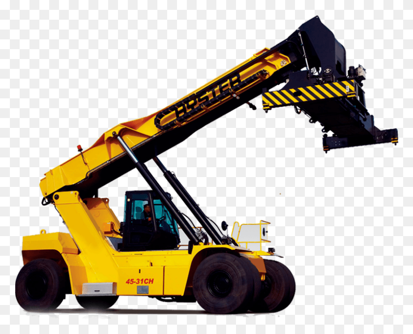 796x632 Reach Stacker Container Handler Hyster Rs46 41ls Ch, Construction Crane, Transportation, Vehicle HD PNG Download